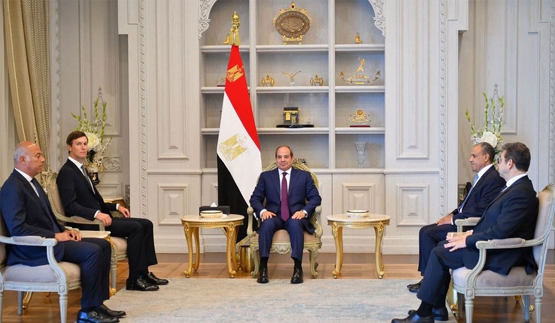 Egypt’s El-Sisi, US President’s Envoy Jared Kushner Discuss Gaza and Regional Developments